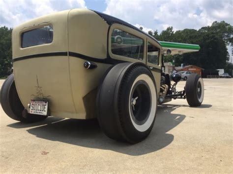 1929 FORD MODEL A TUDOR SEDAN CHOPPED HOT ROD RAT ROD CUSTOM 1932 1931 Coupe C10