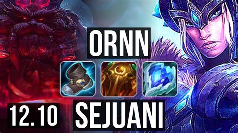 Ornn Vs Sejuani Top Games Kr Master Youtube