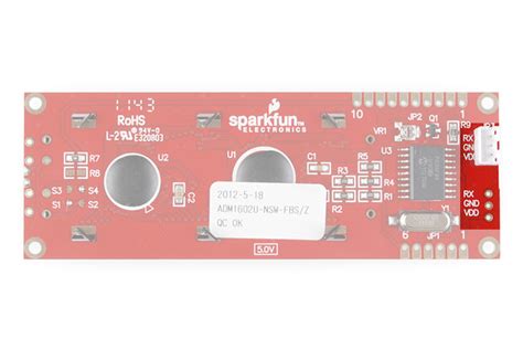 PIC Based Serial Enabled Character LCD Hookup Guide SparkFun Learn