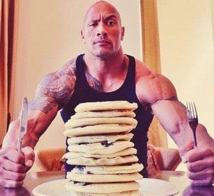 Dwayne Johnson Goes Gaga Over Pancakes RITZ