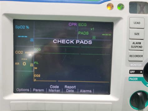 Used ZOLL R Series ALS W AED Pacing NIBP EtCO2 ECG SPO2