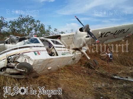 Se Accidenta Avioneta De Gobierno Del Estado De Nayarit En La Yesca