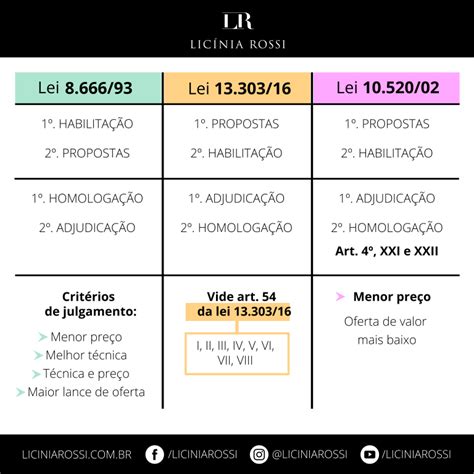 Fases Do Procedimento Licitatório Licínia Rossi