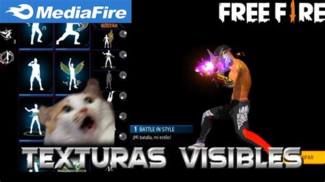 El Mejor Pack De Texturas Visibles Para Free Fire Emotes Ropa Veterana