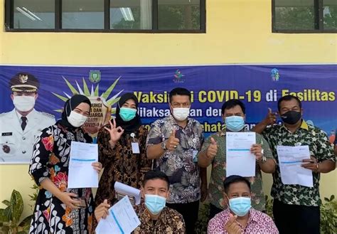 Dukung Program Vaksinasi Karyawan BPJAMSOSTEK Kacab Madiun Selesai