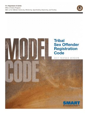 Fillable Online Tribal Sex Offender Registration Code Revised