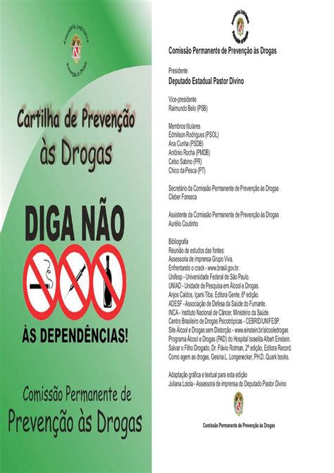 Cartilha De Prevenção às Drogas By Combatendoasdrogas