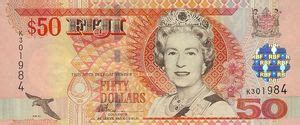 Banknote Dollars Fiji Nd Issue Wor P A