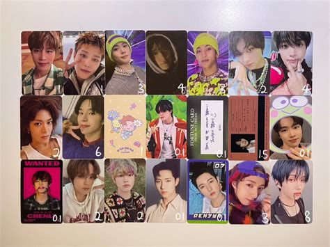 Nct Dream 127 Wayv Photocards Pcs Taeil Jaehyun Mark Haechan Yuta