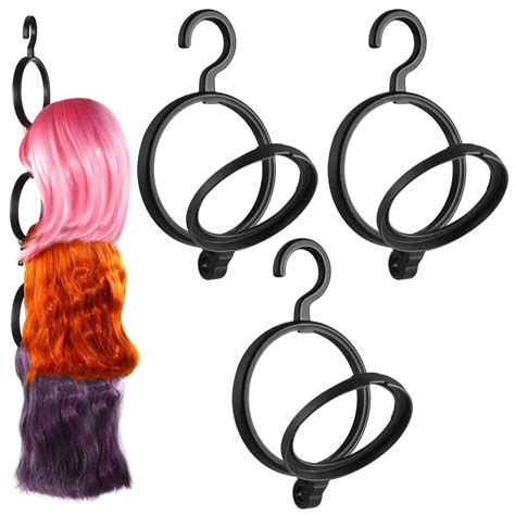 ORROENS Hanging Wig Stand Premium Wig Hanger for Multiple Wigs for ...