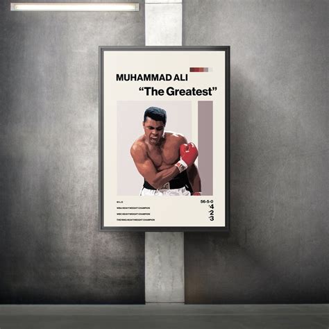 Muhammad Ali Poster - Etsy