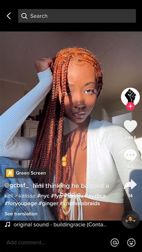 Colour 350 Ginger Knotless Box Braids Ginger Knotless Box Braids