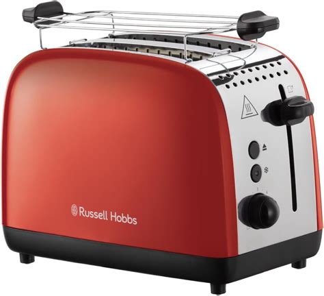 Тостер Russell Hobbs Colours Plus червоний (26554-56) – фото, отзывы ...