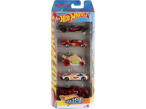 Hot Wheels Pack 5 Vehículos de Juguete Mattel 1806 Juguetilandia