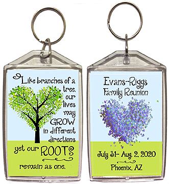 Personalized Family Reunion Favors and Save The Date Cards