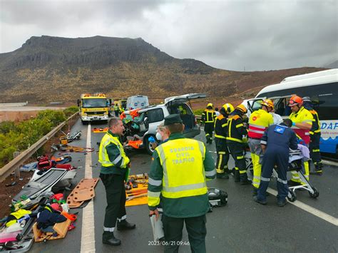 Canarias On Twitter Seis Heridos Dos De Ellos Graves En La