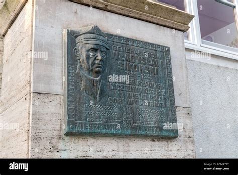 Gorzow Wielkopolski Poland June 1 2021 Memorial Plaque To