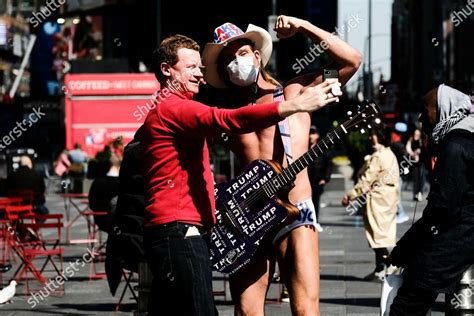 Robert John Burck Aka Naked Cowboy Editorial Stock Photo Stock Image