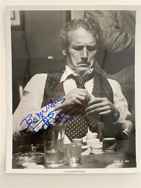 Paul Newman The Sting signed photo | EstateSales.org