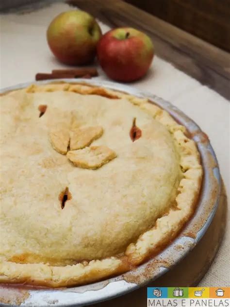 Receita Torta de Maçã Americana Malas e Panelas