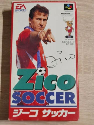 Zico Soccer Snes Super Famicom Nintendo Jap Ebay