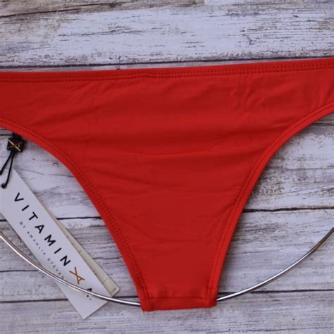 Vitamin A Swim Vitamin A Vermillion Neutra Cali Cut Bikini Bottom