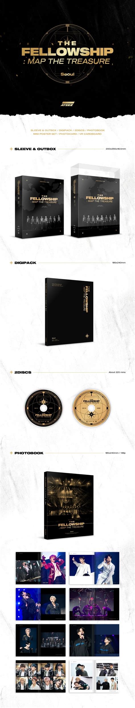 Ateez World Tour The Fellowship Map The Treasure Seoul Dvd