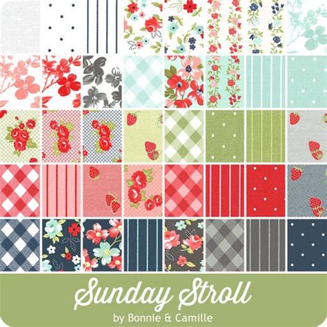 Sunday Stroll By Bonnie And Camille For Moda Fabrics Item Etsy