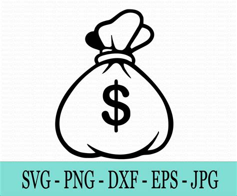 Money Bag SVG Money Bag Clipart Cash Bag Svg Bank Bag | lupon.gov.ph