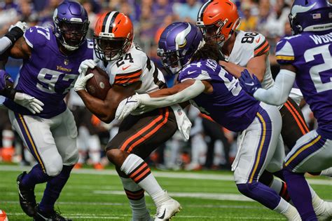 What Time Are The Minnesota Vikings And Cleveland Browns On Today