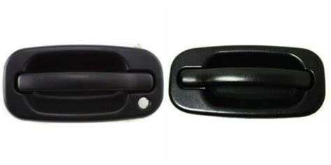 New Front Outside Door Handles Set Black For Silverado Tahoe