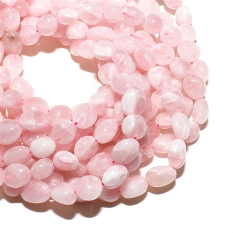 Rose Quartz Nuggets Beads Natural Gemstone Loose Beads Grade A