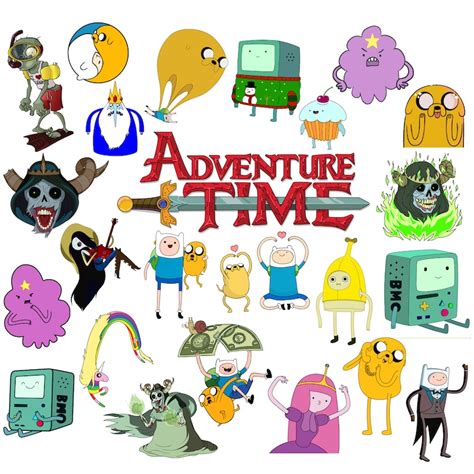 Adventure Time Png Bundle Adventure Time Icons Cartoon Png Etsy