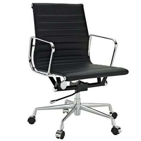 Black Low Back Office Chair Foldable No Rotatable Yes At Rs In