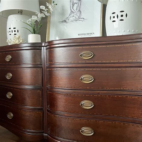 Sold Antique Mahogany Hepplewhite Dresser Bedroom Furniture Etsy