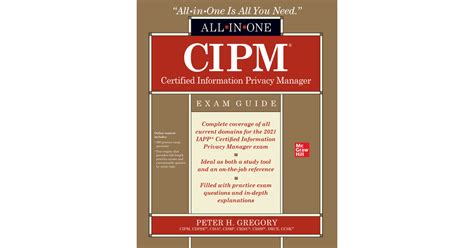 Cipm Certified Information Privacy Manager All In One Exam Guide Book