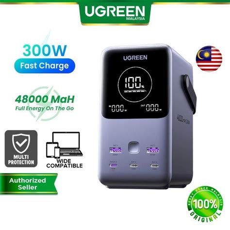 Ugreen Mah W Port Power Bank Digital Display Portable Charger