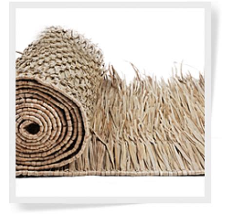 30x20 Mexican Thatch Roll Sunset Bamboo