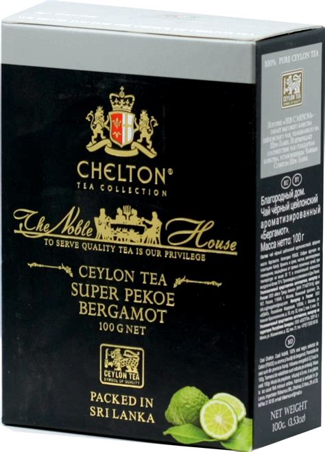 CHELTON. Благородный дом. Super Pekoe с бергамотом 100 гр. карт.пачка ...