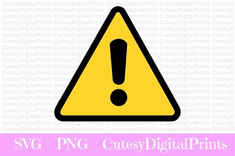 Warning Sign Svg, Danger Sign Svg, Yellow Warning Sign Svg, Exclamation ...