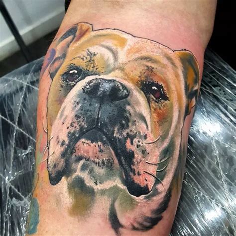 top   english bulldog tattoo ideas  designs page     paws