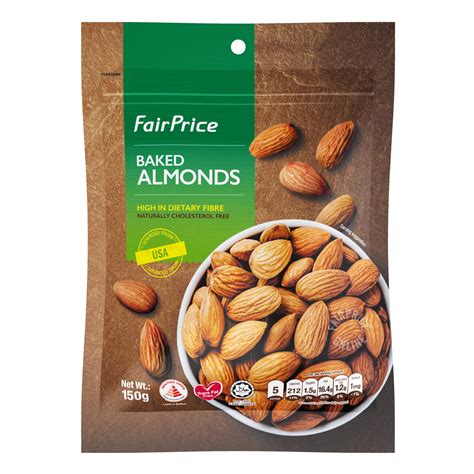 Fairprice Baked Almonds Ntuc Fairprice