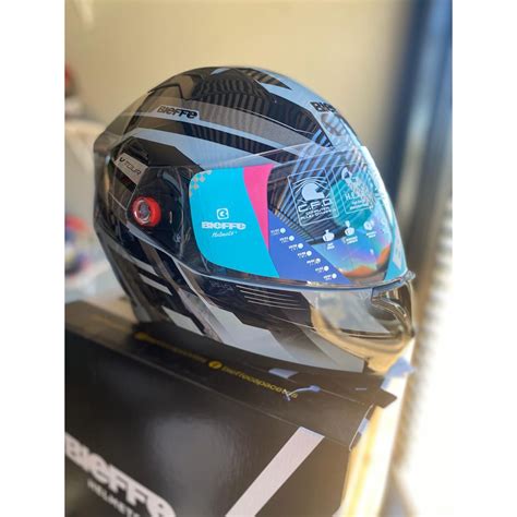 Capacete Fechado Bieffe B Vtour Cinza Moon Grafite Shopee Brasil