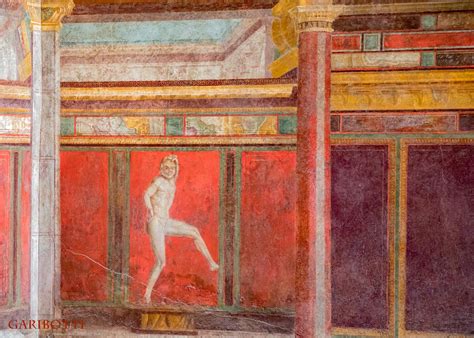 Pompeii A Beautifully Vibrant Fresco From The Villa Dei Misteri One Of