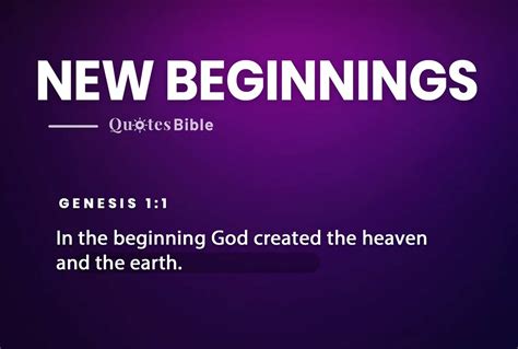 New Beginnings Verses From The Bible Renewed Faith Embracing New