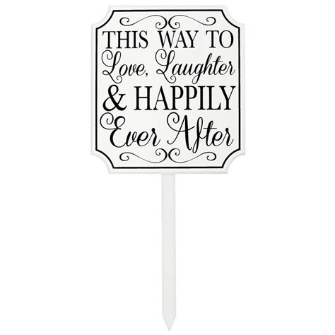 Wedding Party Decorations Yard Sign Mdf Lawn