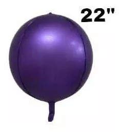 2 Globos Metálicos Orbz 56 Cm Color Morado Calidad Helio MercadoLibre