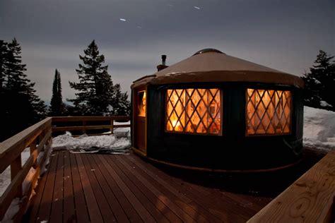 Idahos Epic Winter Escape Yurts