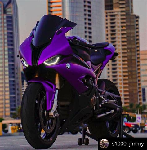 Bmw S1000rr Bike Pic Bike Photo Biker Chick Biker Girl Bmw Rosa Purple Motorcycle Mustang