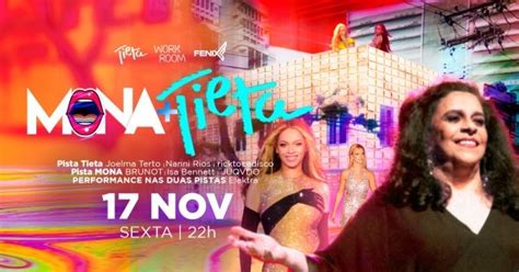 MONA TIETA 17 Nov Sex Ocidente Em Porto Alegre Sympla